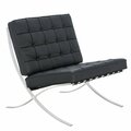 Patio Trasero 28.5 x 29.5 in. x 29.5 in. Bellefonte Style Modern Pavilion Chair, Black PA3039894